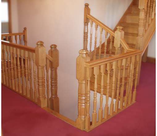 Traditional Stairs from Landing